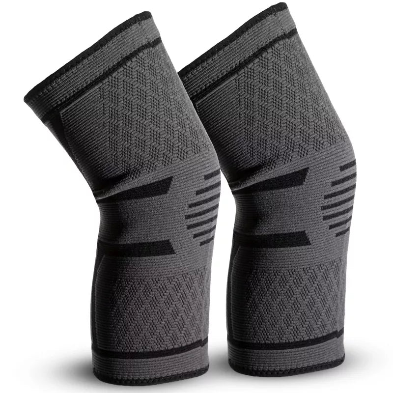 Compression Knee Brace 2 Pack Knee Support Sleeves for Running, Arthritis, ACL, Meniscus Tear Relief, Men Women Breathable Sports Knee Braces Medium