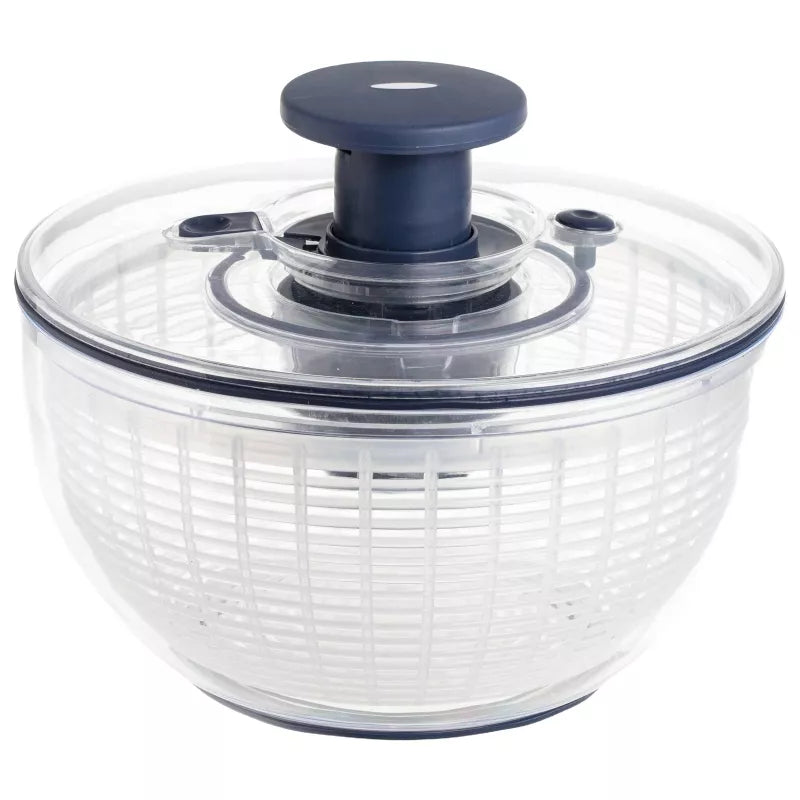 Luminuxe Salad Spinner Lettuce Spinner Vegetable Cleaner and Dryer, One-Handed Use, Built-in Draining System for Fresh, Crisp Clean Salad - 5.3 Quarts