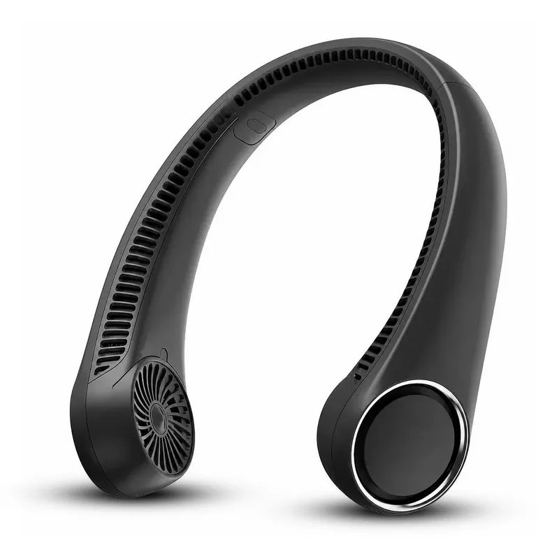 Portable Neck Fan, Rechargeable Hands-Free Wearable Fan with 3-Speed Adjustable Cooling, Lightweight Cooling Fan for Outdoor, Travel & Everyday Use